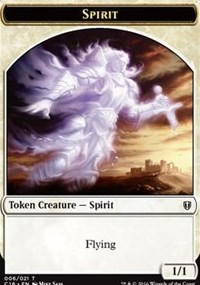 (image for) Spirit (White) // Bird (White) Double-sided Token